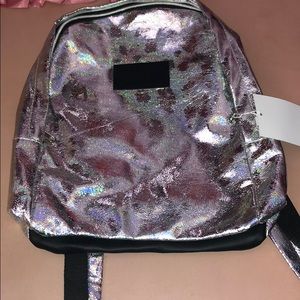 silver/holo mini-ish tigi backpack